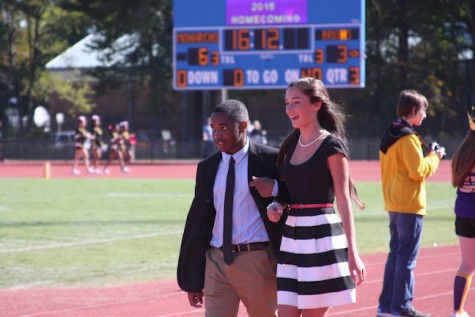 Sophomore Homecoming Court- Sydney Blowe and Darin Cooper