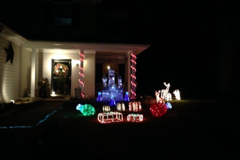 Lights at the house of Bethany Parrish 