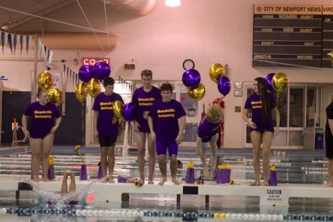 Following tradition, the seniors take their celebratory jump of the ________ to commemorate their last time swimming as a Monarch.
