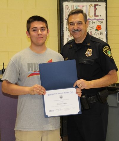 Ronald Cortez and Police Chief Myers