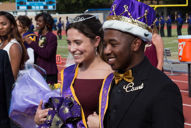 Izabel Salken and Darin Cooper were crowned as Homecoming Queen and King at the Homecoming Football game and reigned over the Dance all night long.