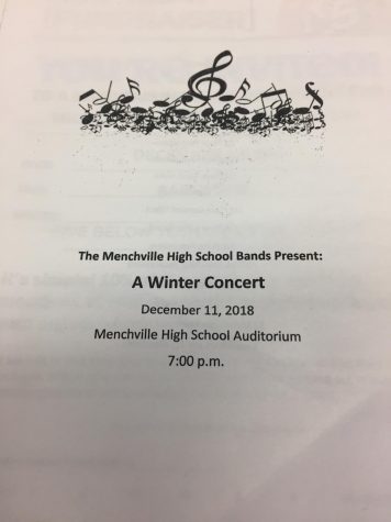 Menchville Band performs Winter Concert