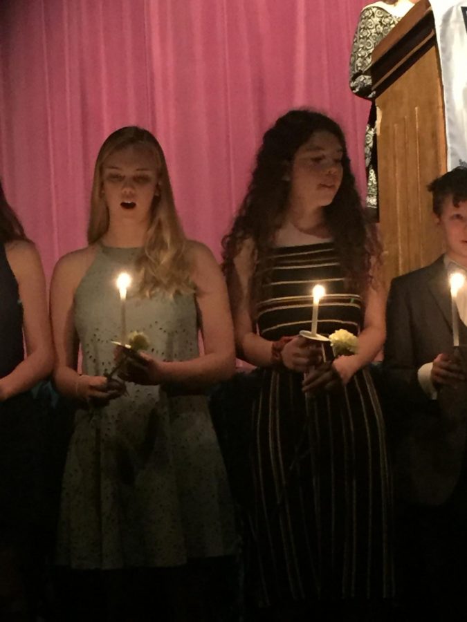 New National Honor Society members were inducted on Wednesday, April 10.