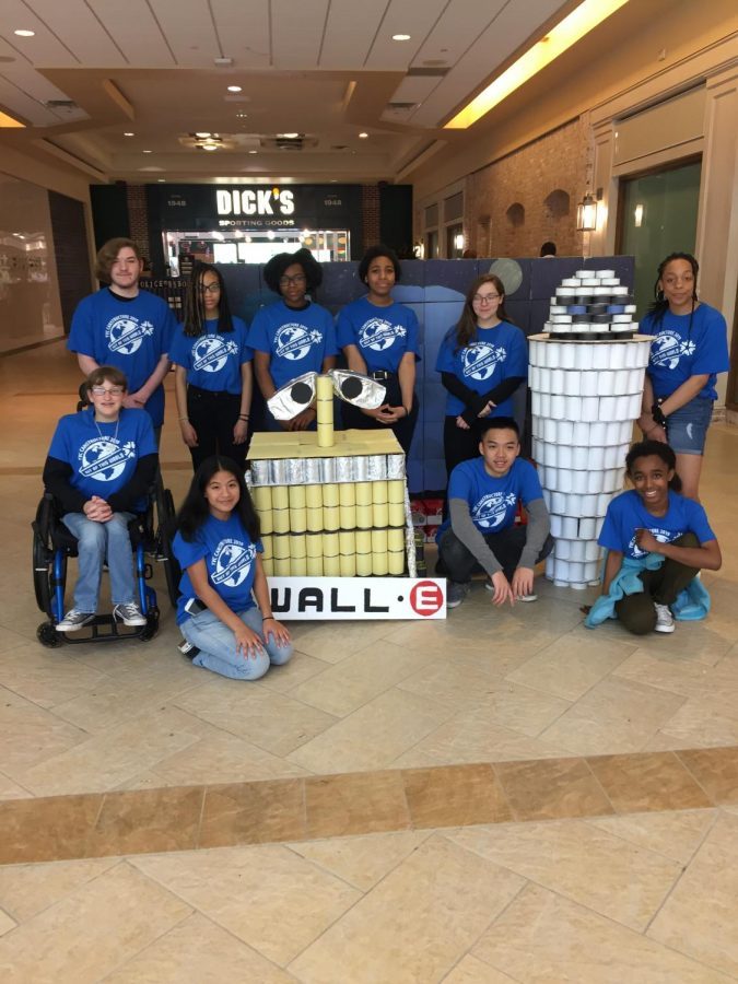 Menchvilles Lead2Feed team participated in Canstruction Saturday, April 27.