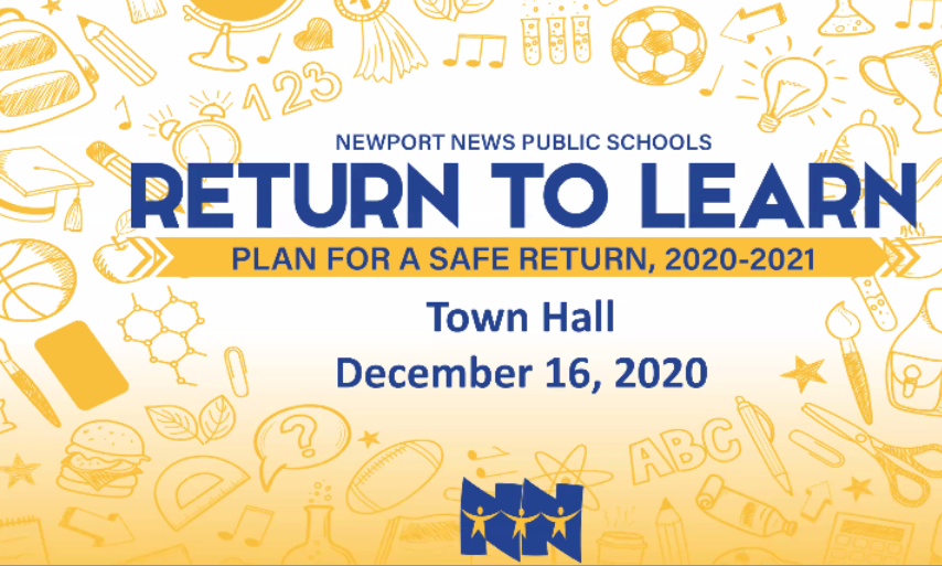 NNPS Return To Learn Plan Town Hall Meeting: Is it Safe To Go Back To School, Yet?